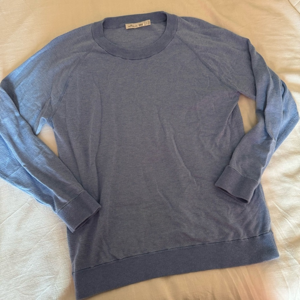 Baby blue Peter millar sweater